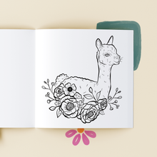 Load image into Gallery viewer, Flowered Farm Friends: Cheerful Coloring Book
